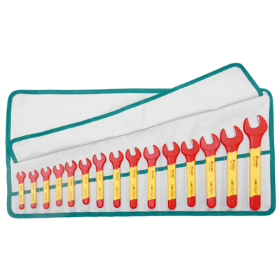 15 PCS 1000V Insulated Single Open End Wrench Set